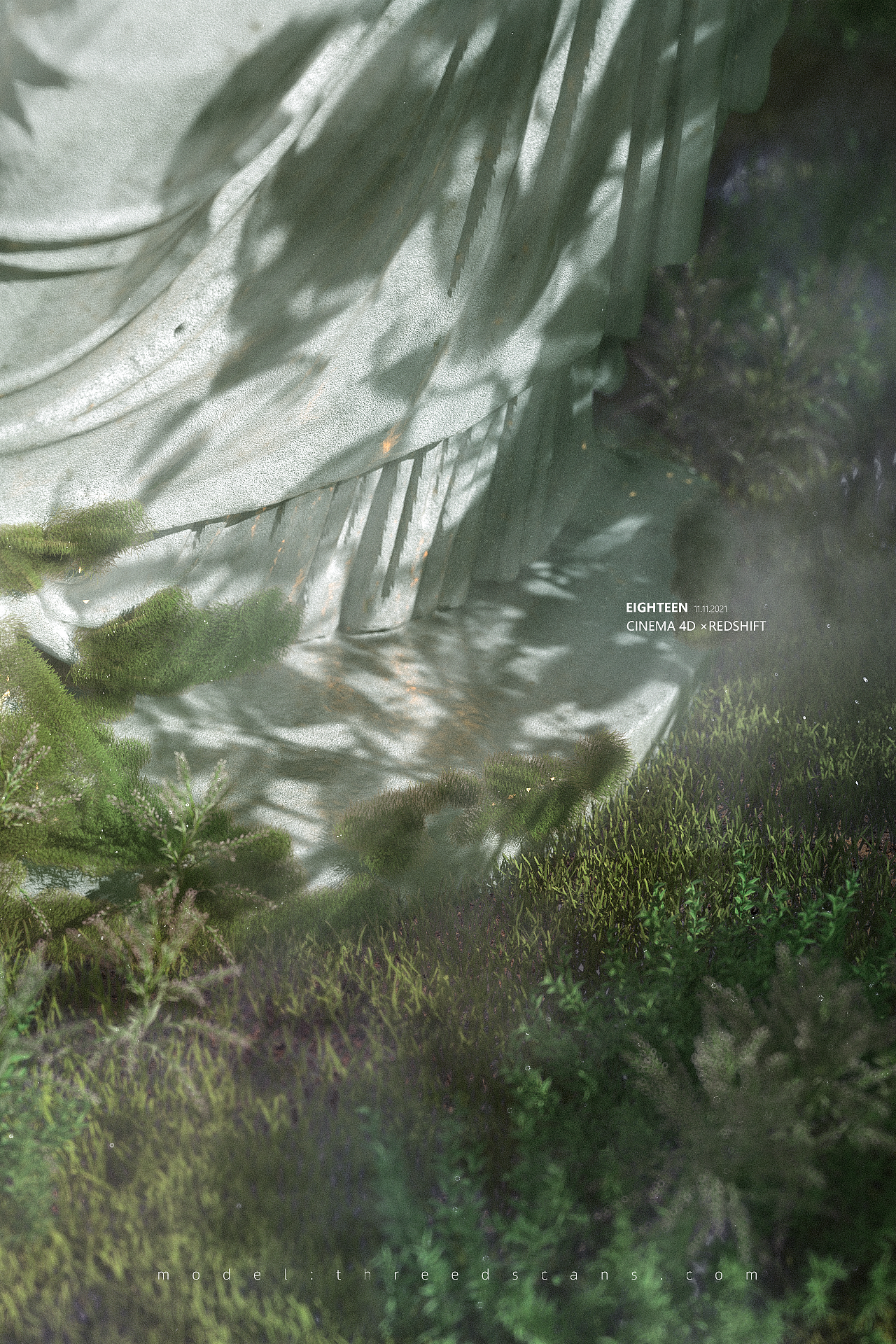 石像渲染练习CINEMA 4D