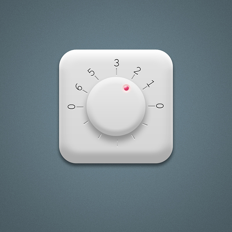 我们宿舍的风扇开关和一个调节器|ui|图标|朱小强 - 原创作品 - 站酷