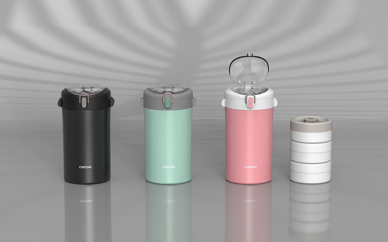 两款保温饭盒设计