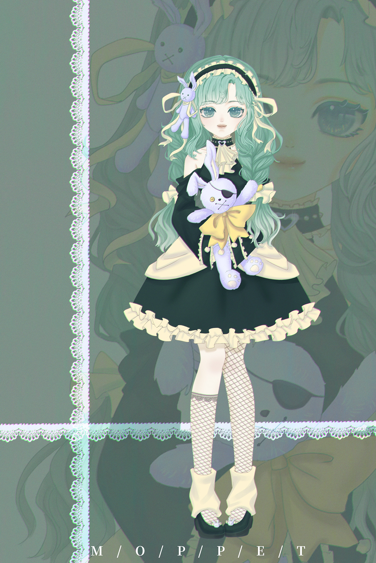 布偶少女立绘|插画|创作习作|是心歌 - 原创作品 - 站酷 (zcool)