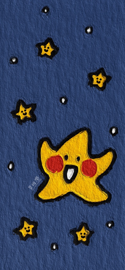 谁会不喜欢可爱的手绘风格手机壁纸