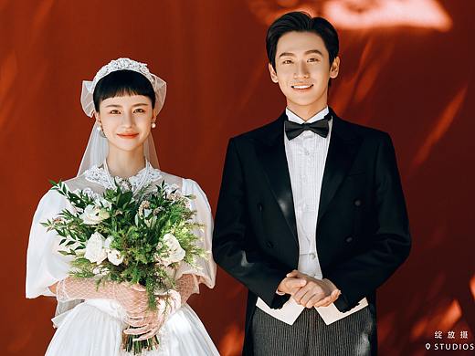 电影级别的复古胶片婚纱照