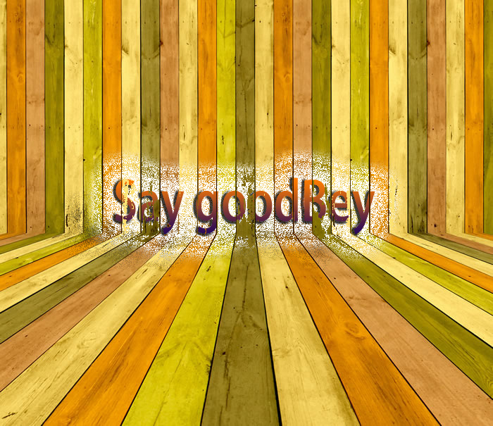 say goodbay