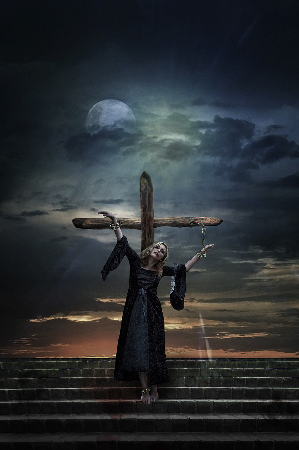 ps合成图.颓废女人