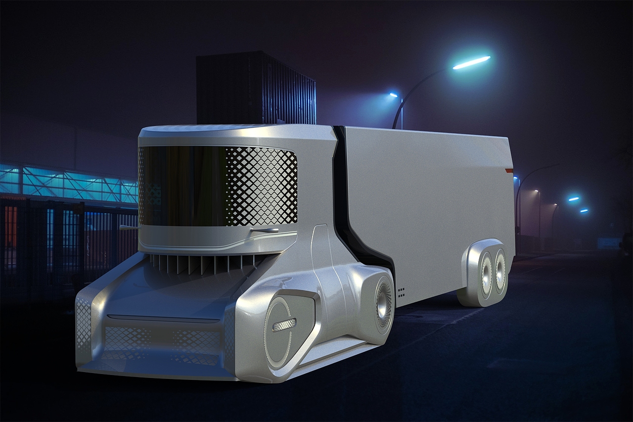 2020青春答卷#概念智慧物流车|工业/产品|交通工具|江汉大学设计言汉