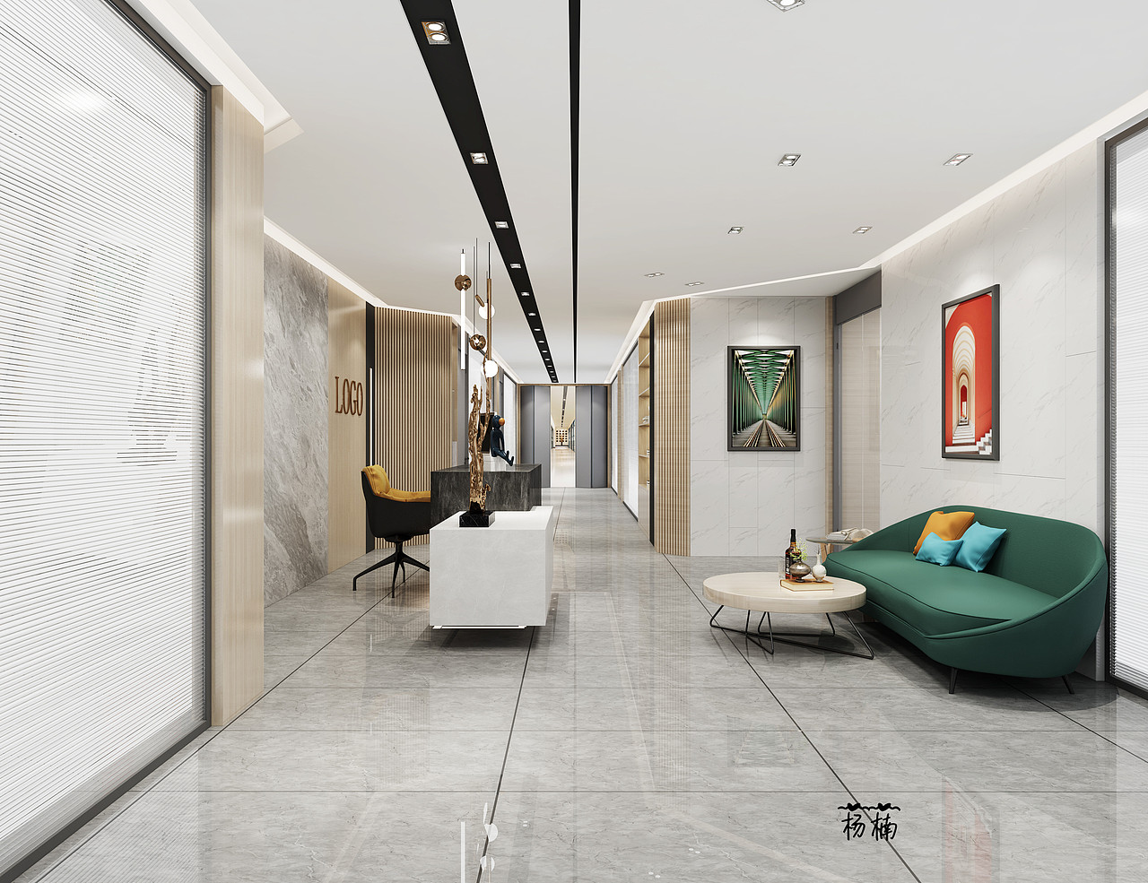 快都市,慢空间 —— 轻奢办公室,宁静优雅风!