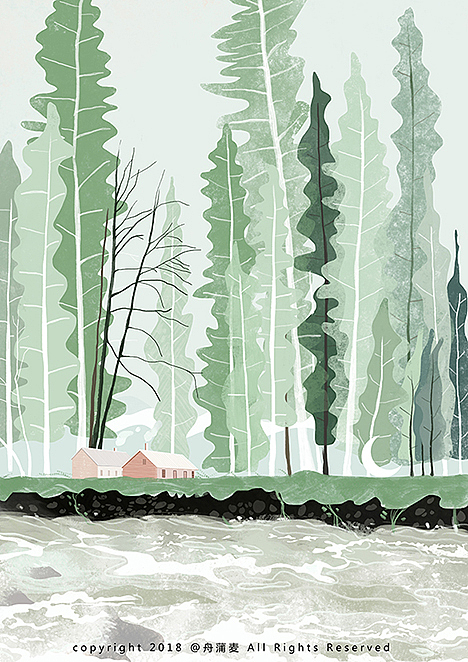 四月插画（图ZMTExNzE3MjQ4） - 创作习作 - 站酷设计师舟蒲麦原创素材 - 站酷ZCOOL