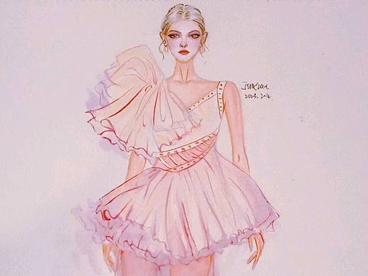 服裝設(shè)計（個人主頁-ZNjQxMTAyMzI=） - 休閑/流行服飾 - 站酷設(shè)計師金鮮繪原創(chuàng)素材 - 站酷ZCOOL