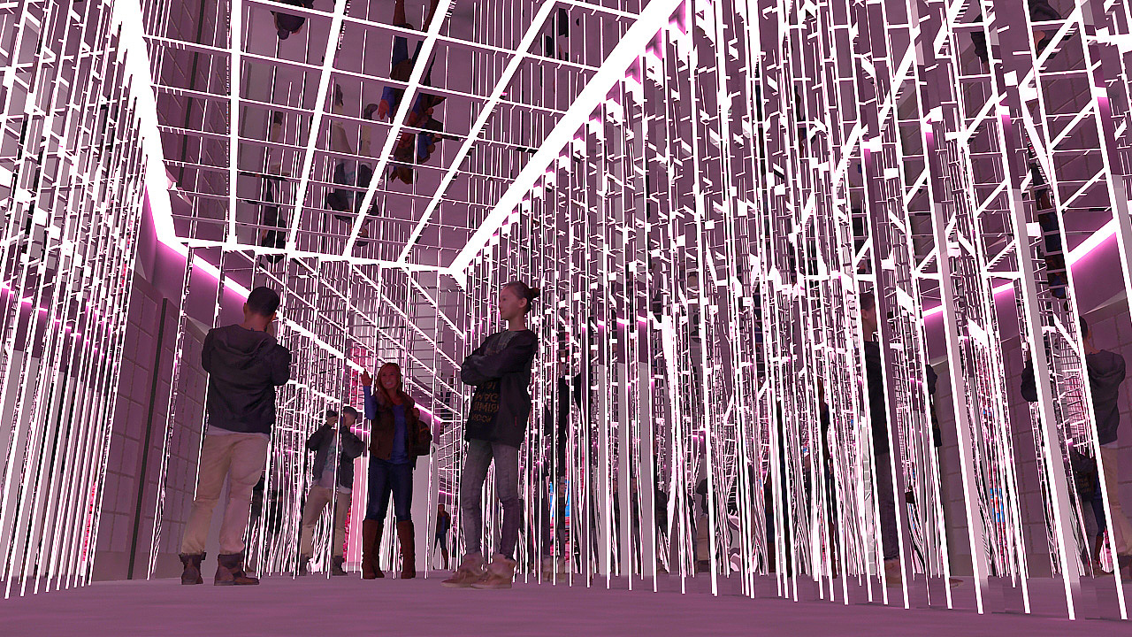 樱花舞动-镜子屋