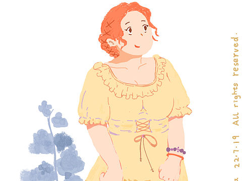 花丛中。（个人主页-ZNjU5NDMwMjg=） - 商业插画 - 站酷设计师Leona爱画画原创素材 - 站酷ZCOOL