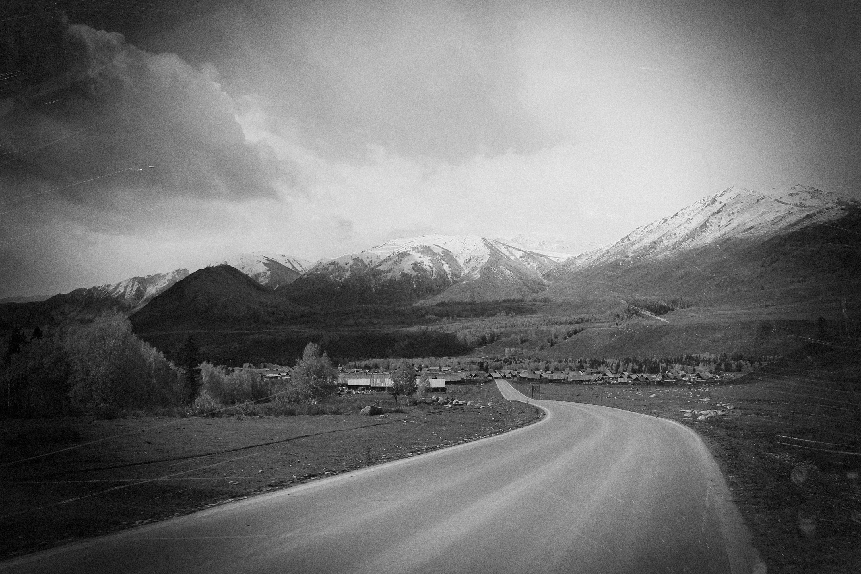 在路上——黑白胶片撒野