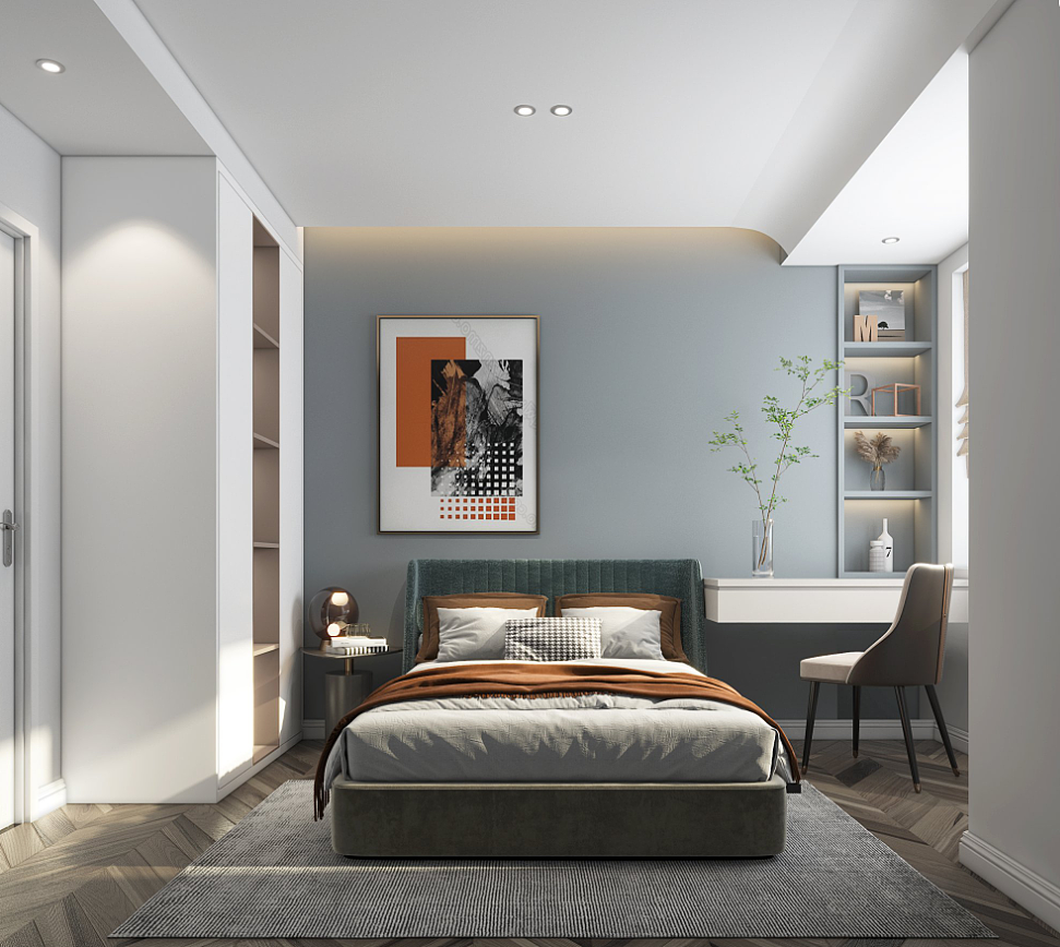 极简法式轻奢客餐厅