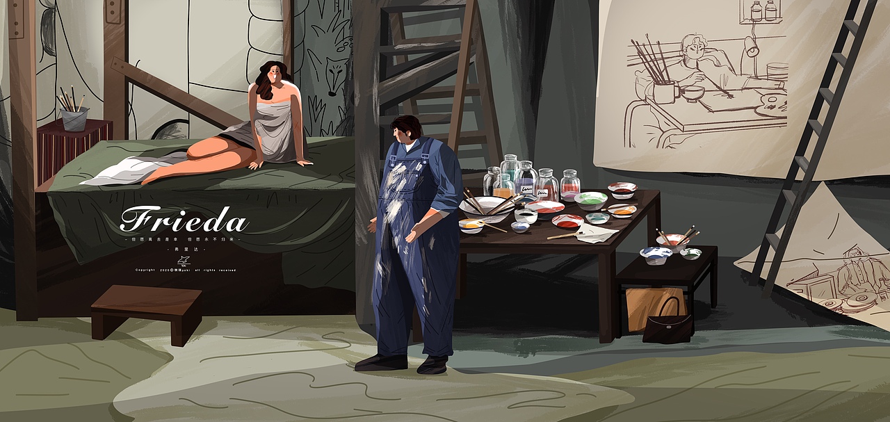 -电影海报插画大集合~（图ZMzI2OTczNjky） - 创作习作 - 站酷设计师秧琪yoki原创素材 - 站酷ZCOOL