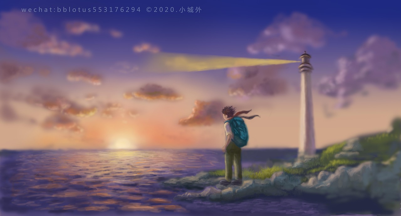 远行|插画|艺术插画|小城外 - 原创作品 - 站酷 (zcool)
