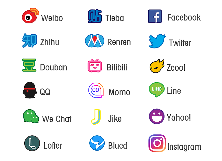 社交APP图标（图ZMTA1Mjc1MzI0） - 图标 - 站酷设计师李泽一START原创素材 - 站酷ZCOOL
