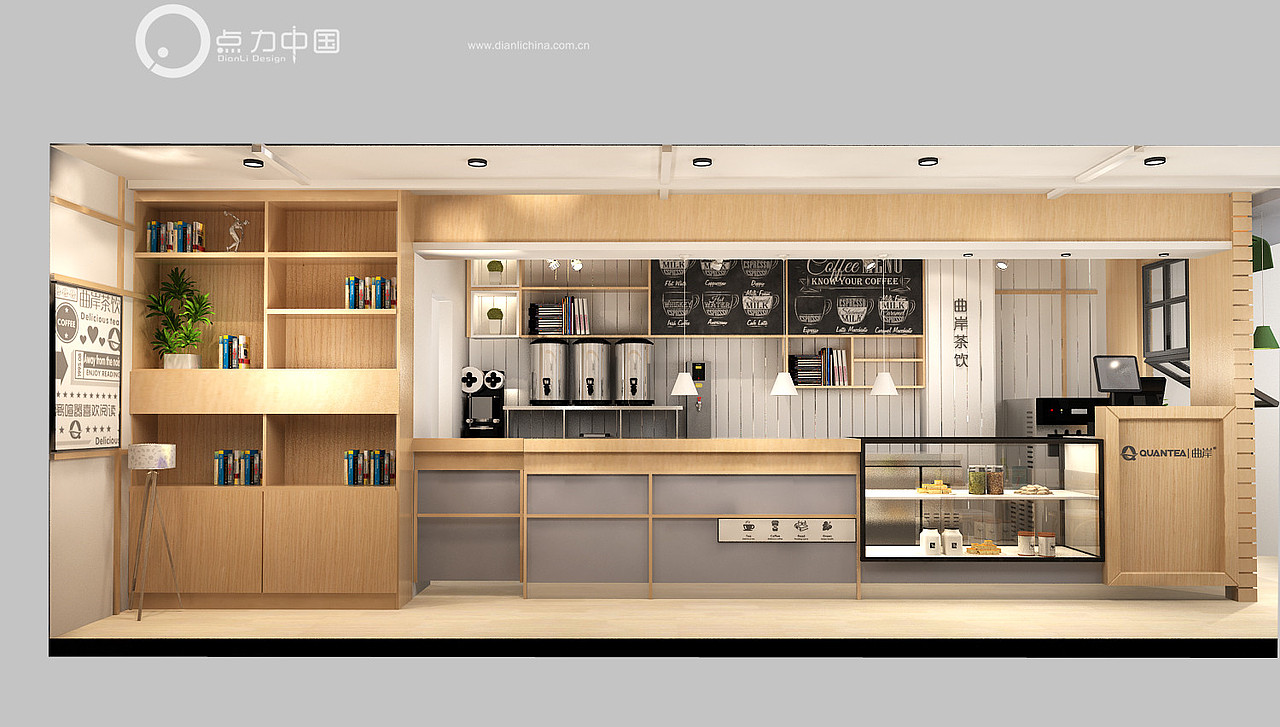 奶茶店效果图、水吧效果图（图ZMTU4ODE2OTY4） - 其他三维 - 站酷设计师点力中国原创素材 - 站酷ZCOOL