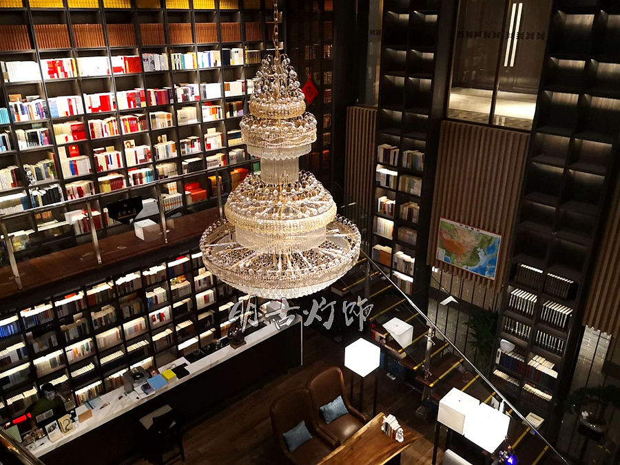 铂瑞酒店大堂水晶吊灯定制（图ZMjY3NTM4MTc2） - 酒店餐饮设计 - 站酷设计师明古灯饰定制图库原创素材 - 站酷ZCOOL