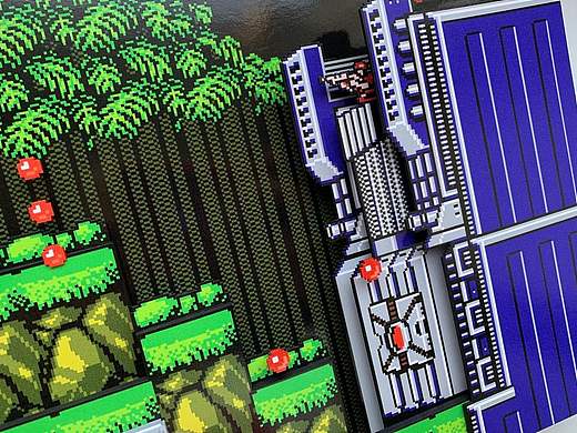 童年玩不起游戏之魂斗罗@1988第一关3D立体画