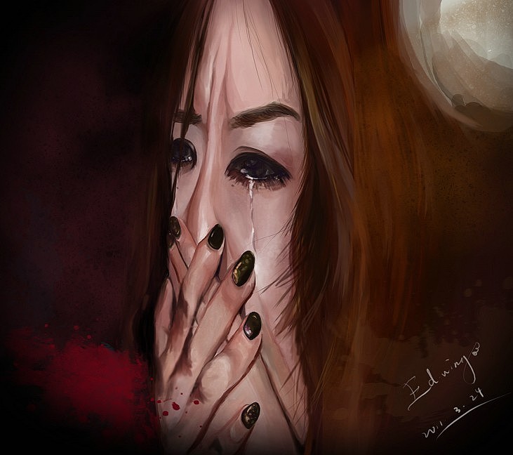 Karina的眼泪（图ZMjYyODI4OA==） - 创作习作 - 站酷设计师Edwingizz原创素材 - 站酷ZCOOL