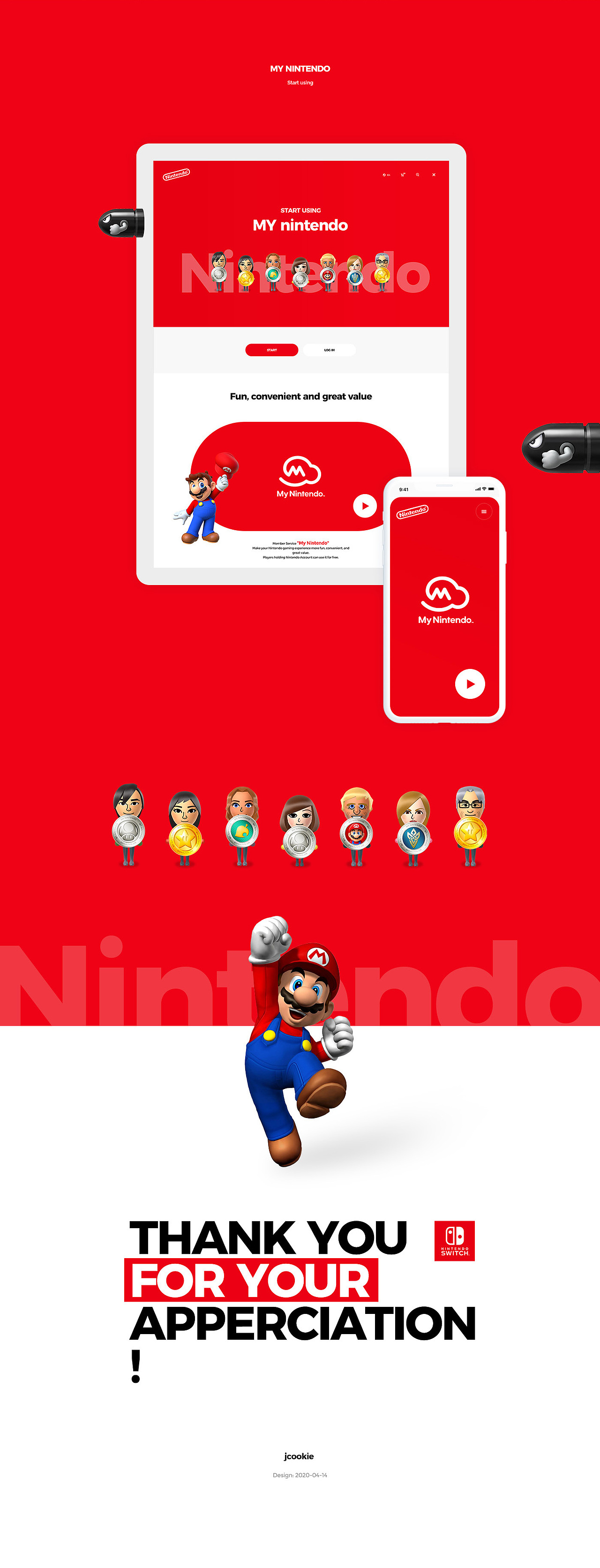 任天堂 - Nintendo（图ZMjA1MzkyNDQ4） - 其他网页 - 站酷设计师jcookie原创素材 - 站酷ZCOOL