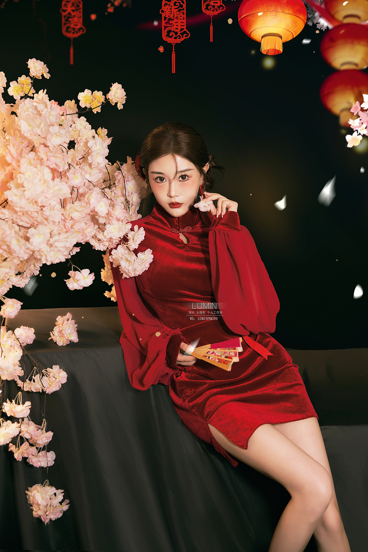 新年写真摄影 旗袍