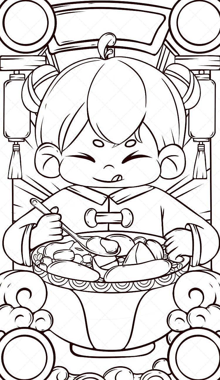 潮汕美食国潮插画系列