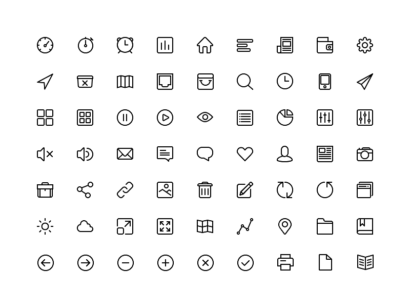 icon-线性