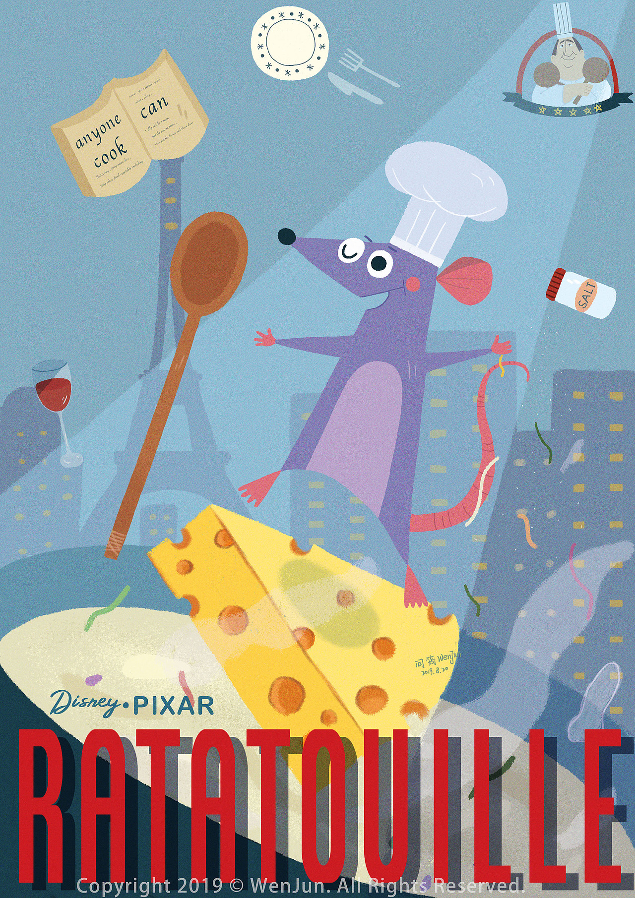 《料理鼠王》电影海报