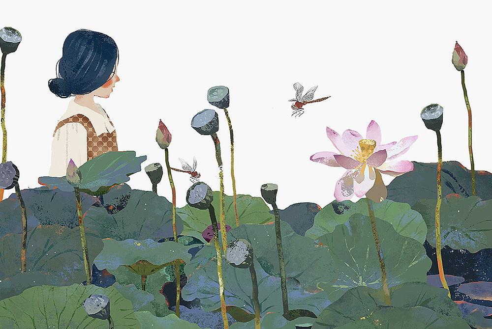 荷（图ZODk3MDk2OTY=） - 创作习作 - 站酷设计师怪咖的小时候原创素材 - 站酷ZCOOL