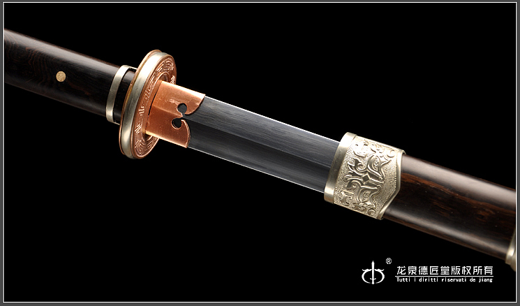 德匠堂宝剑-龙泉刀剑-名剑—燕支|百炼钢(DJ-2652)