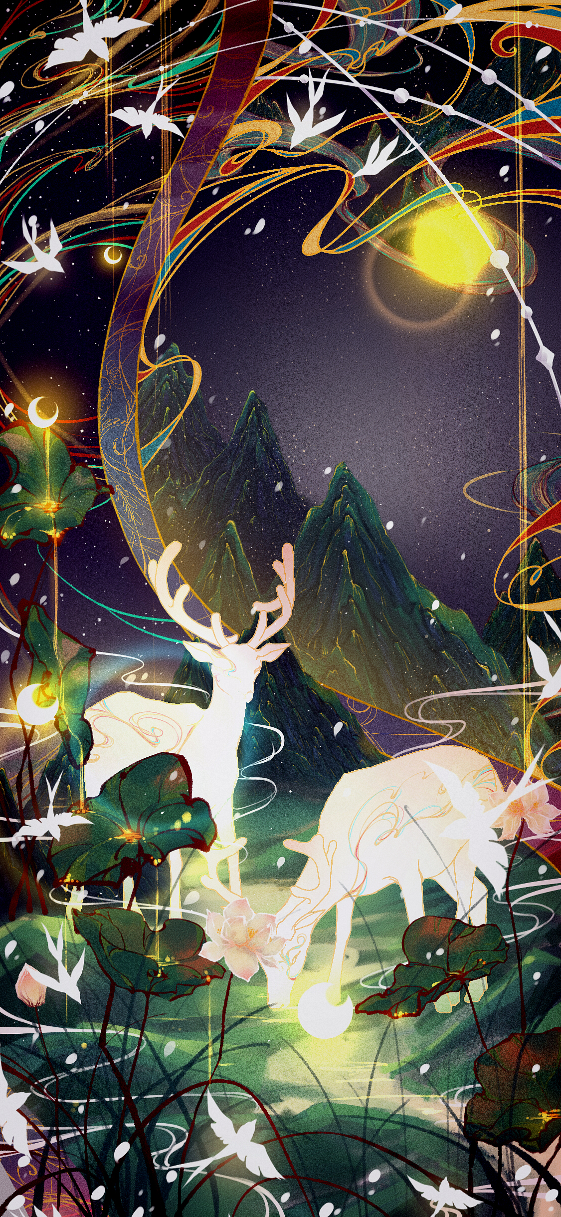 插画壁纸（图ZMjgzMjUzNTc2） - 创作习作 - 站酷设计师痴嗤魑原创素材 - 站酷ZCOOL