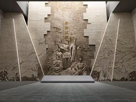 三国主题展厅浮雕设计公司