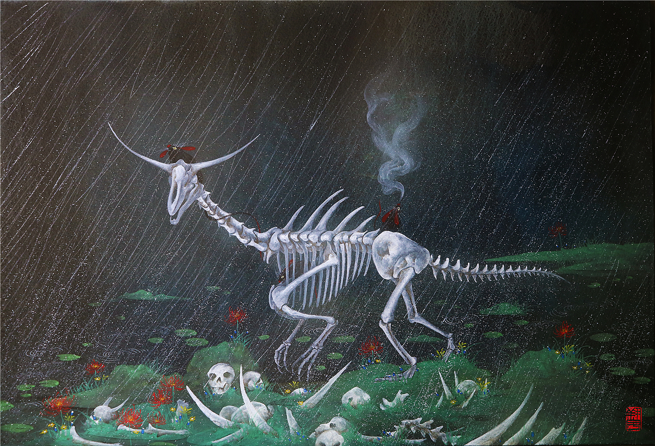 【魇鬼】——翔鱼|纯艺术|绘画|翔鱼_原创作品-站酷zcool