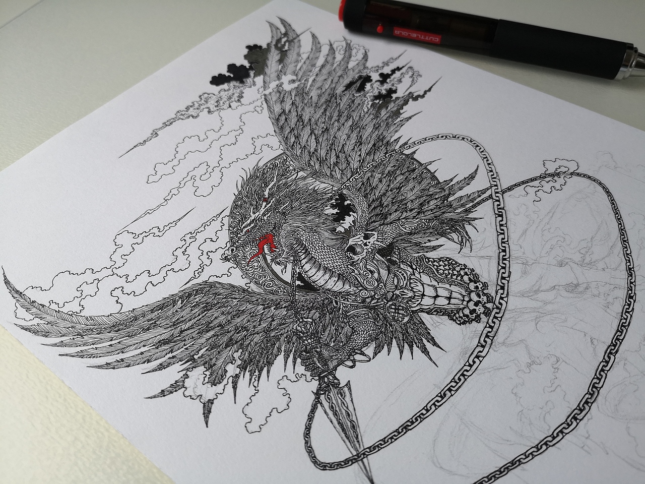 2018.07.11毣柞山海之堂庭山-山神（图ZMTIxMTYyNDA0） - 创作习作 - 站酷设计师毣余原创素材 - 站酷ZCOOL