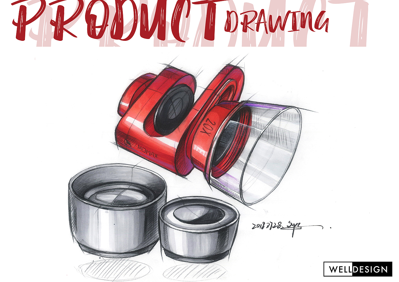 WellDesign工业设计手绘应该这样学着画（图ZMTI3NDk1NDI4） - 生活用品 - 站酷设计师WellDesignStudio原创素材 - 站酷ZCOOL
