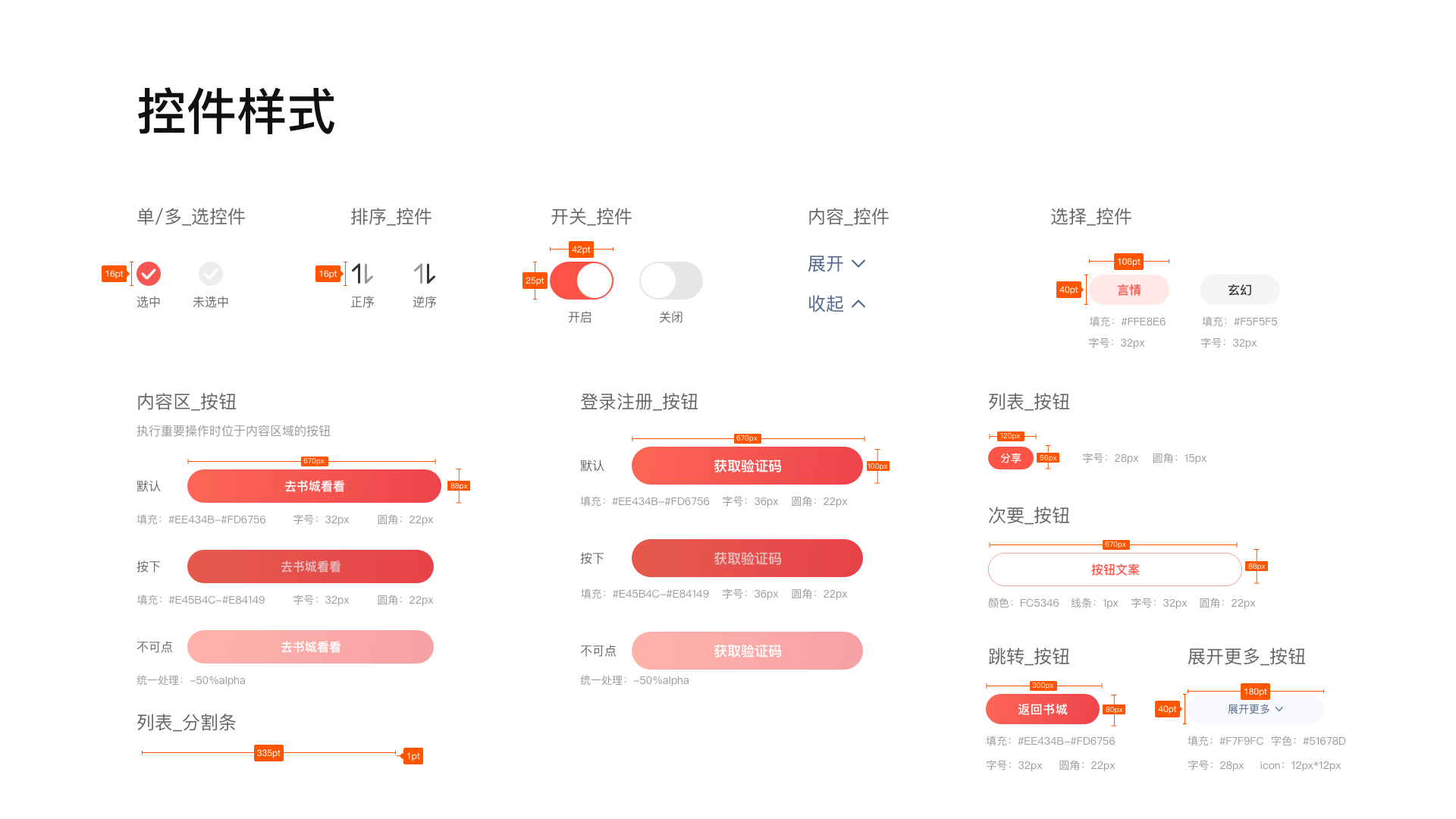 「超实用」移动端UI视觉设计规范-微鲤小说AP（图ZMjAzMDI2MjE2） - 软件界面 - 站酷设计师田椒设计原创素材 - 站酷ZCOOL
