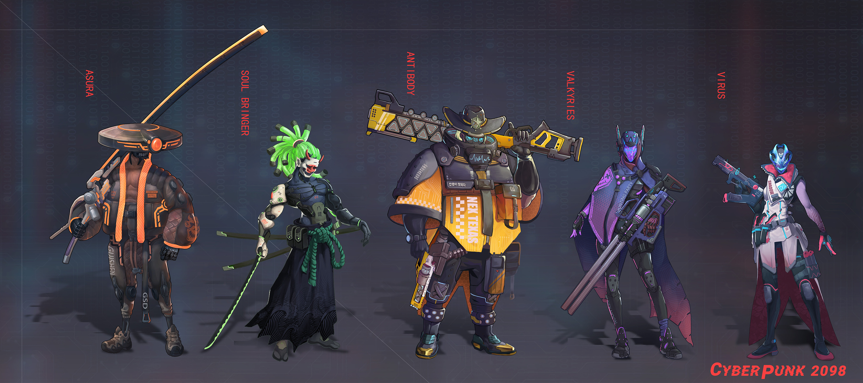 个人系列作品——赛博朋克2098|插画|游戏原画|千转度泽 - 原创作品