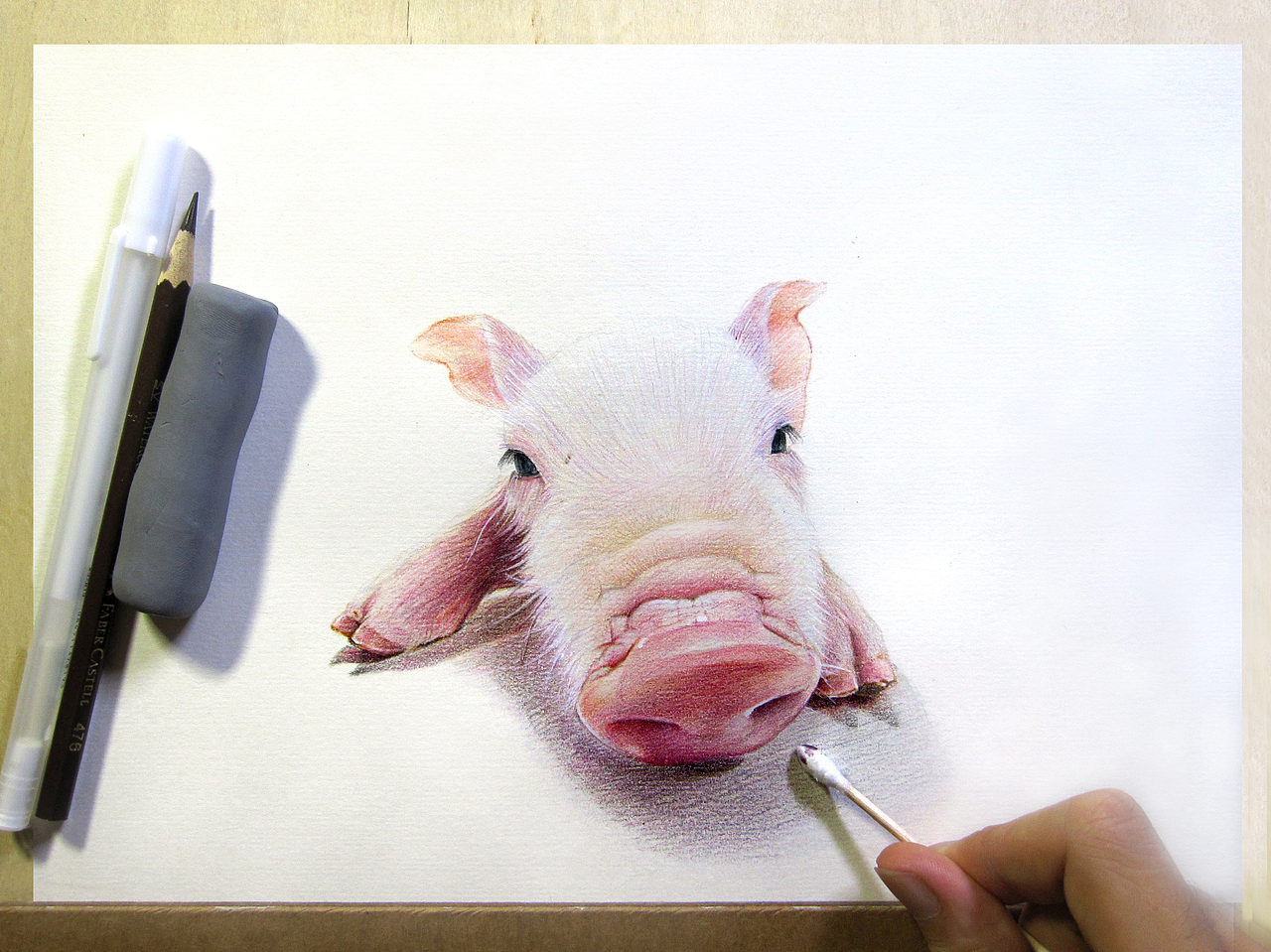 纸上彩铅~~动物篇(2013年作品小记)（图ZMjkxNjYzMjg=） - 绘画 - 站酷设计师超超的青葱原创素材 - 站酷ZCOOL