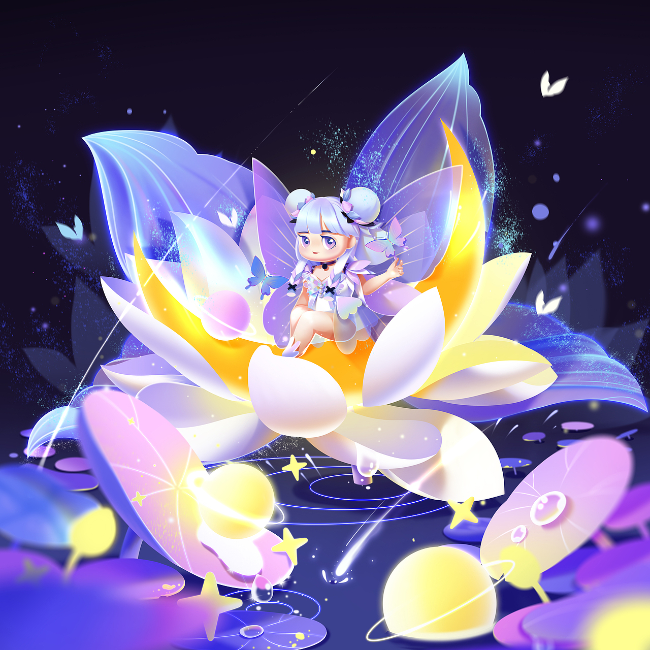 直播礼物（图ZMTg0OTIxMzYw） - 商业插画 - 站酷设计师Kayami原创素材 - 站酷ZCOOL