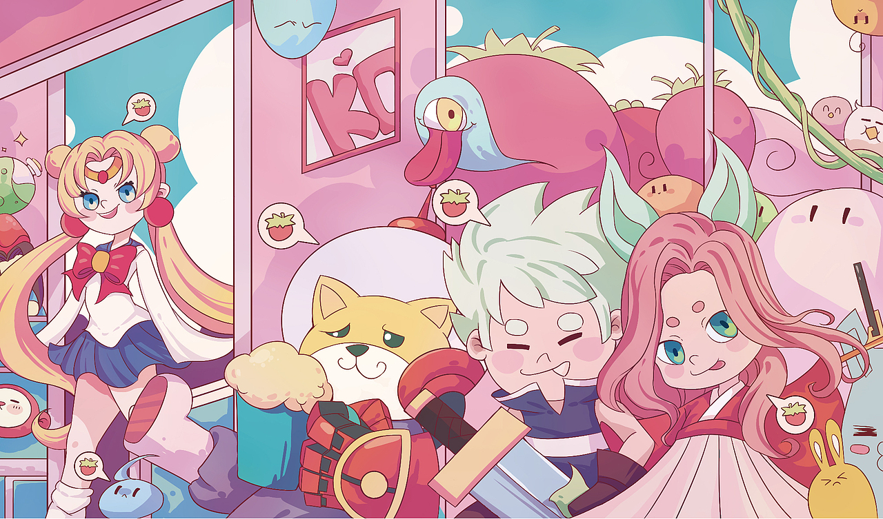 草莓创意手绘包装盒（图ZMTMzMzQxNzgw） - 包装 - 站酷设计师造物视觉品牌设计原创素材 - 站酷ZCOOL