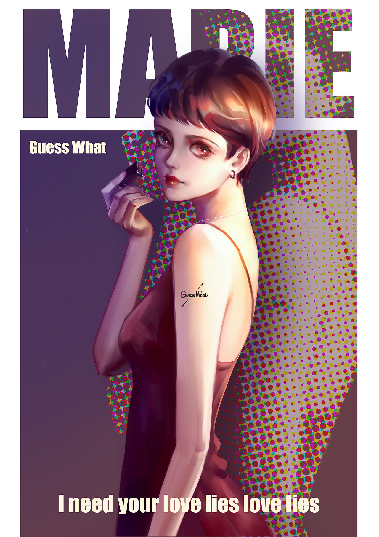 GUESS WHAT（图ZMjE1Mjc2MTYw） - 创作习作 - 站酷设计师马宝路的二档风原创素材 - 站酷ZCOOL