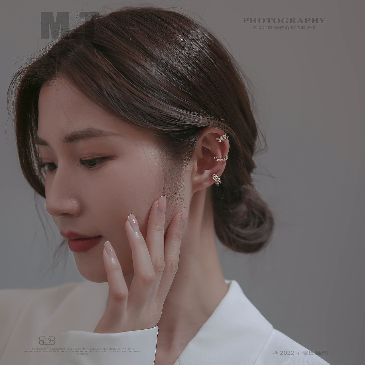 产品摄影 | 小众饰品 耳饰模特拍摄作品展示