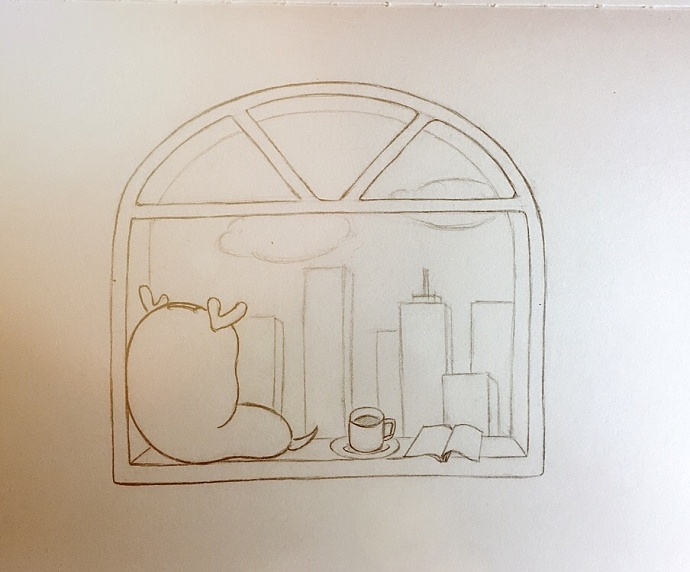 小萝卜头的日常（图ZNjg1NjM2NzY=） - 单幅漫画 - 站酷设计师颜瑜原创素材 - 站酷ZCOOL