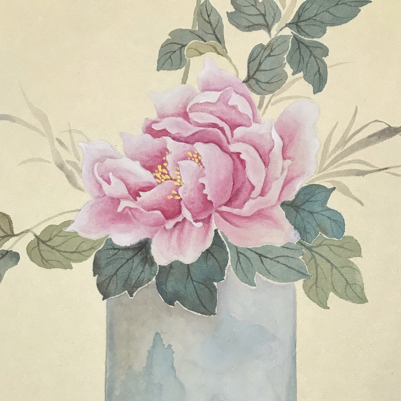 没骨花鸟 牡丹写生（图ZMTYxNzg1NDk2） - 绘画 - 站酷设计师喵喵不吃鱼呀原创素材 - 站酷ZCOOL