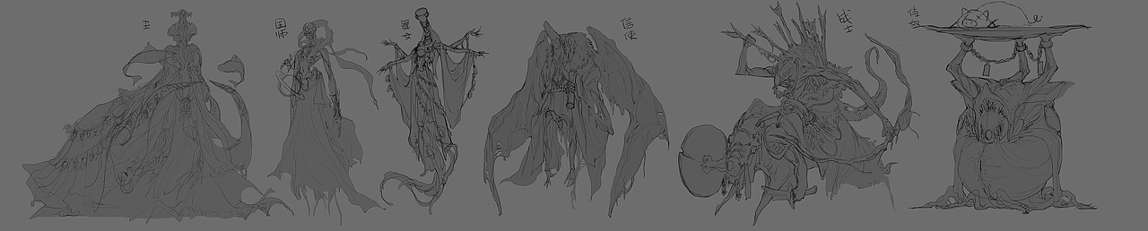 《楼兰》主题系列角色设定 — 2019年作品集（图ZMTkxMjI5NjMy） - 概念设定 - 站酷设计师XRCG学院原创素材 - 站酷ZCOOL