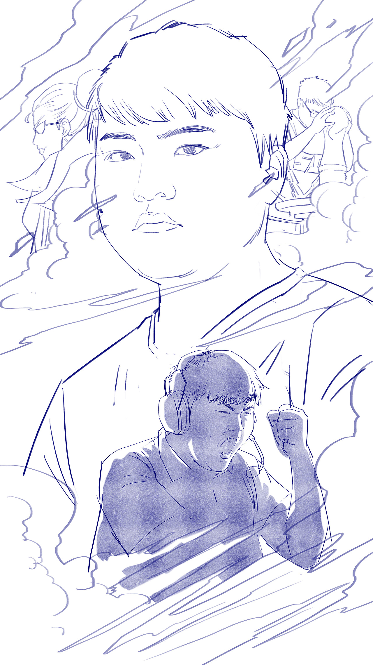 UZI官方退役海报（图ZMjIwNTEzNzMy） - 商业插画 - 站酷设计师莫大杆原创素材 - 站酷ZCOOL