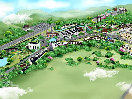 深圳华侨城甘坑客家小镇地图