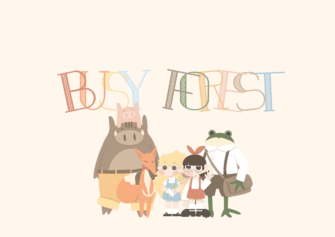 BUSY FOREST（图ZMjExNTYzNTQw） - 艺术插画 - 站酷设计师掩臣原创素材 - 站酷ZCOOL