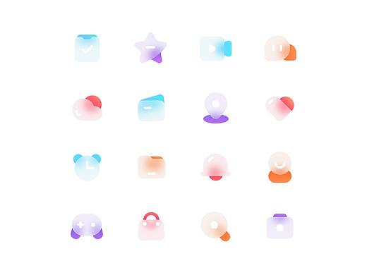 毛玻璃（个人主页-ZNTc3NDE0NDQ=） - 图标 - 站酷设计师设计框原创素材 - 站酷ZCOOL