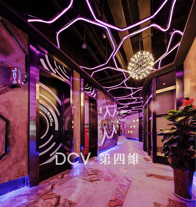 西安漂亮妹子最喜欢的嗨麦克量贩ktv设计(高陵)_西安ktv酒吧设计-站酷